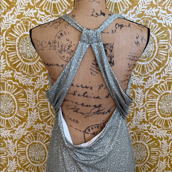 Prana Jewel Lake Sleeveless Summer Dress in Juniper Green Sharkstooth Sz XL - Picture 9 of 13